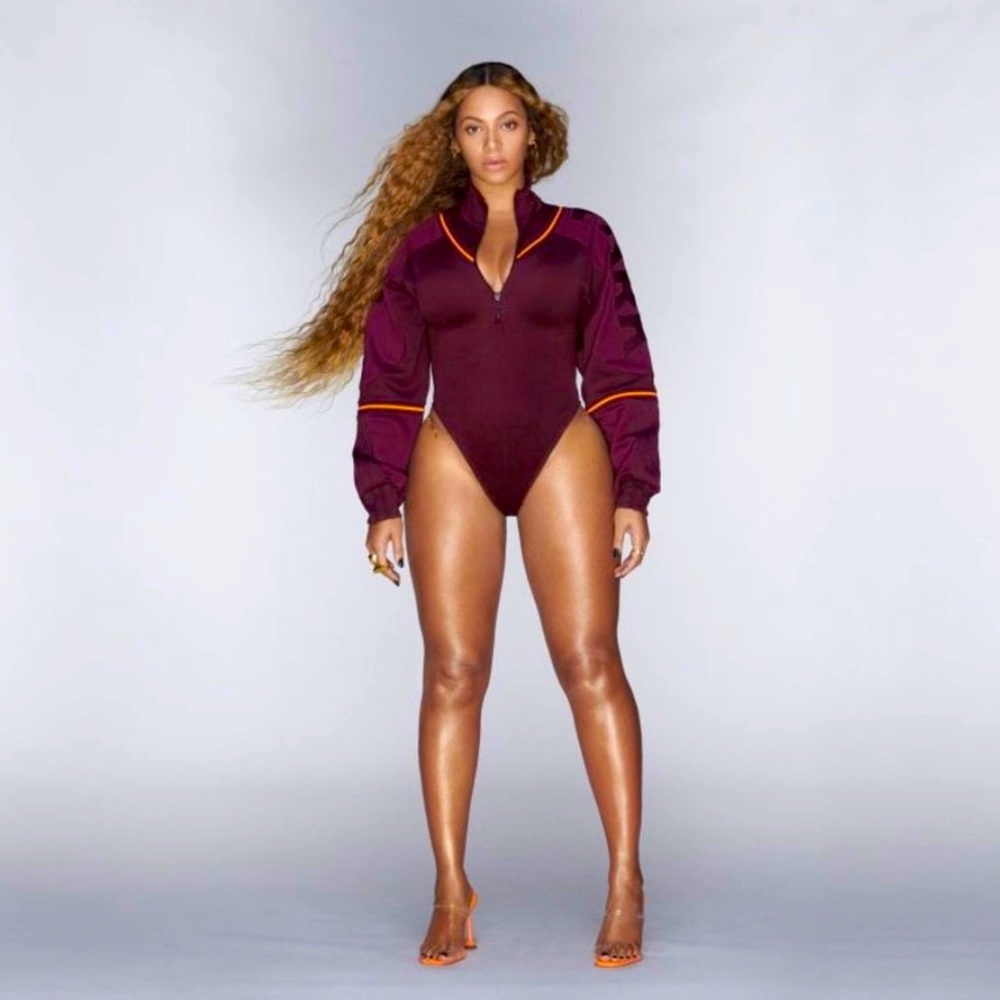 IVY PARK X ADIDAS Burgundy/Maroon Bodysuit - L